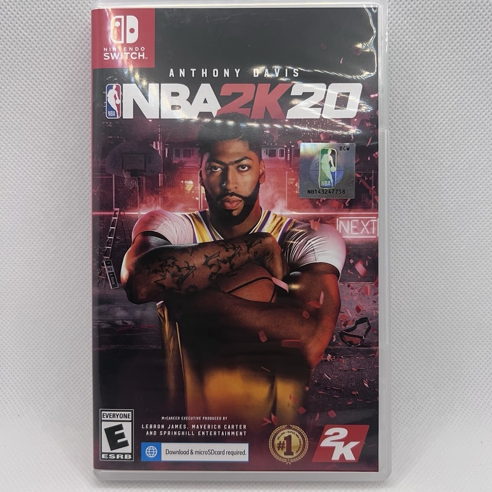 NBA 2K20 Nintendo Switch Case Only Empty Replacement Box No Game